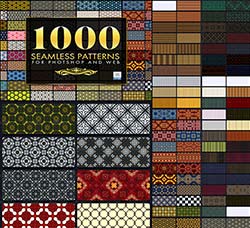 极品PS图案－无缝图案(1000个)：1000 Seamless Web Patterns - Bundle
